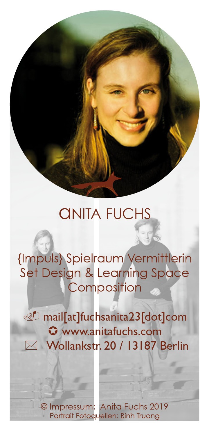 Anita Fuchs: Spielraum Vermittlerin, Set Design & Learning Space Composition